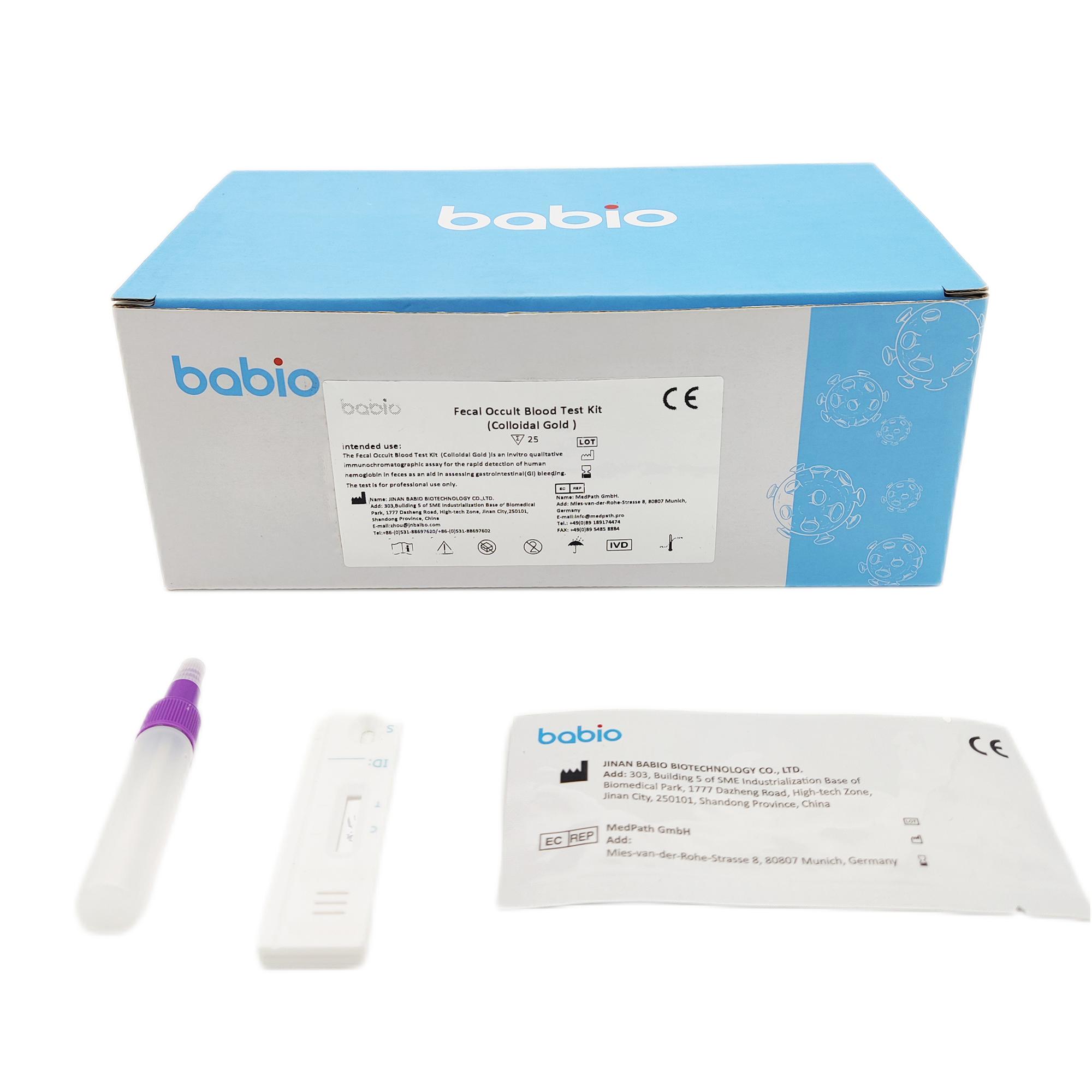 Fecal Occult Sanguinis Test Kit (Colloidal Aurum)