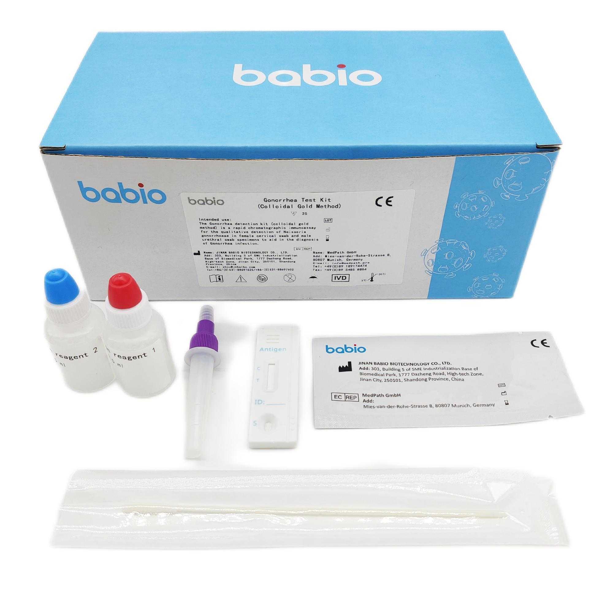 Gonorrhoea Test Kit (Colloidal Gold Method)